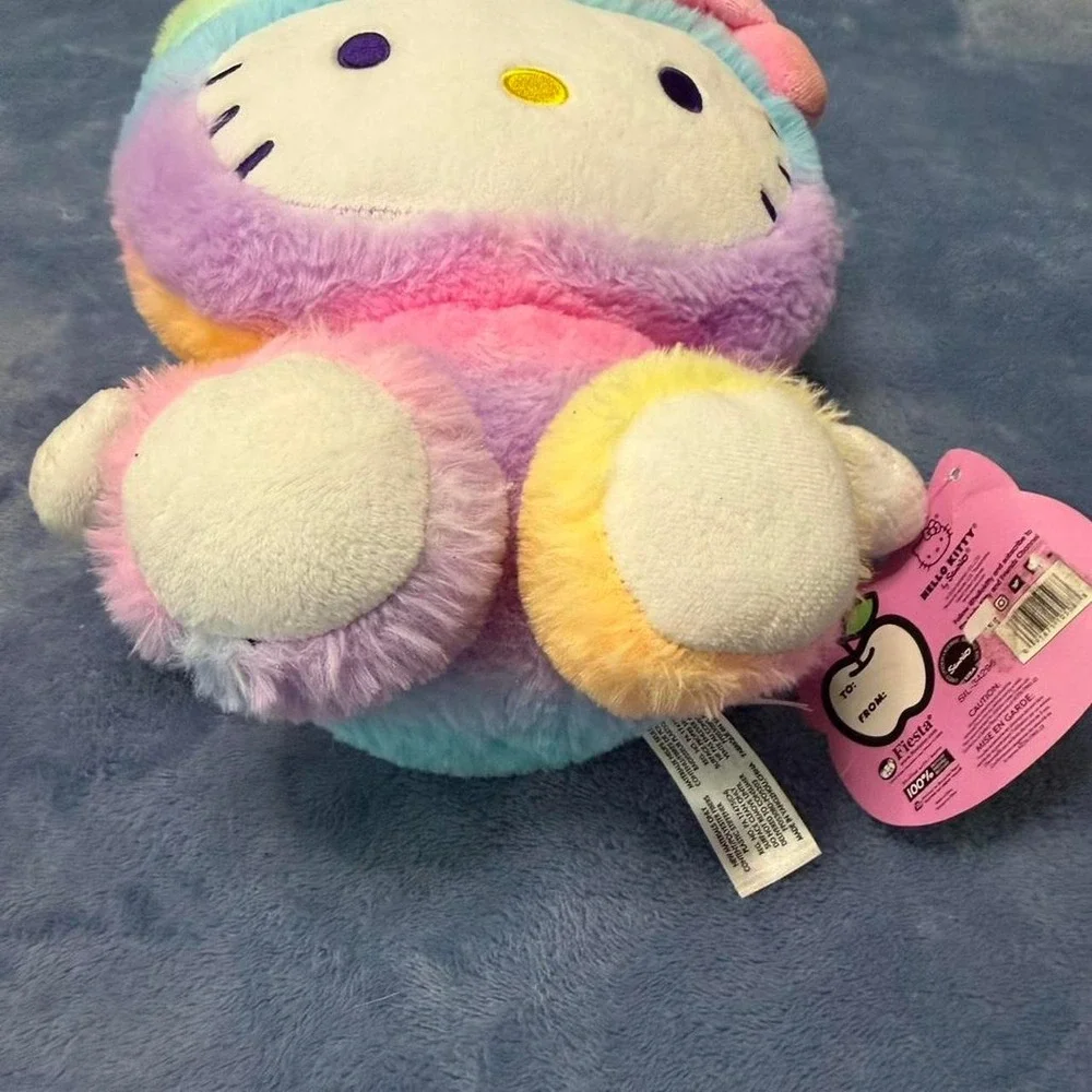 Hello Kitty rainbow plush toy new